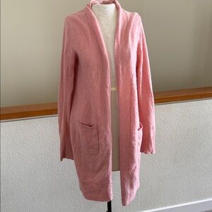 Belle France Pink Cashmere Sweater size small